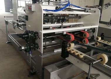 Automatic Carton Folder Gluer Machine / Carton Pasting Machine For Corrugated Boxes